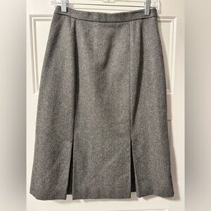 Eddie Bauer Gray Wool Skirt Size 2